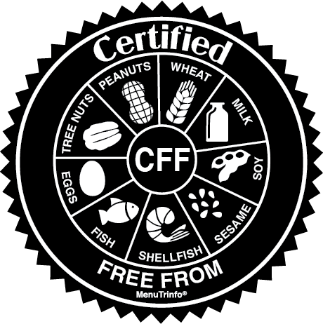 Logo for "Certified Free From"